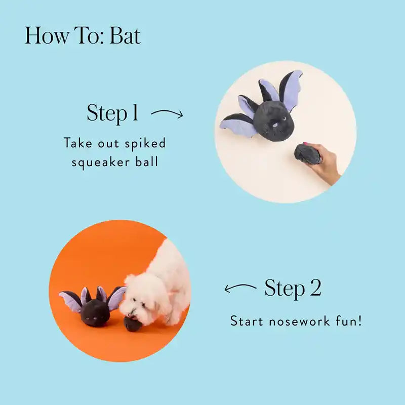 Bat dog toy instructions