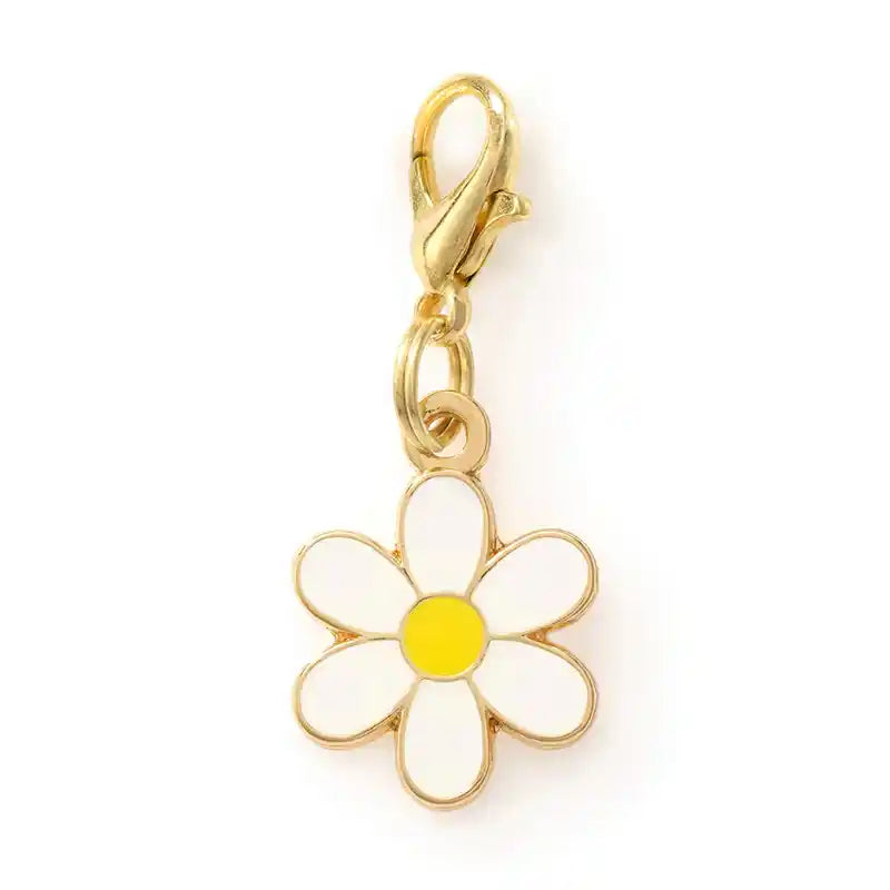 Daisy dog collar charm