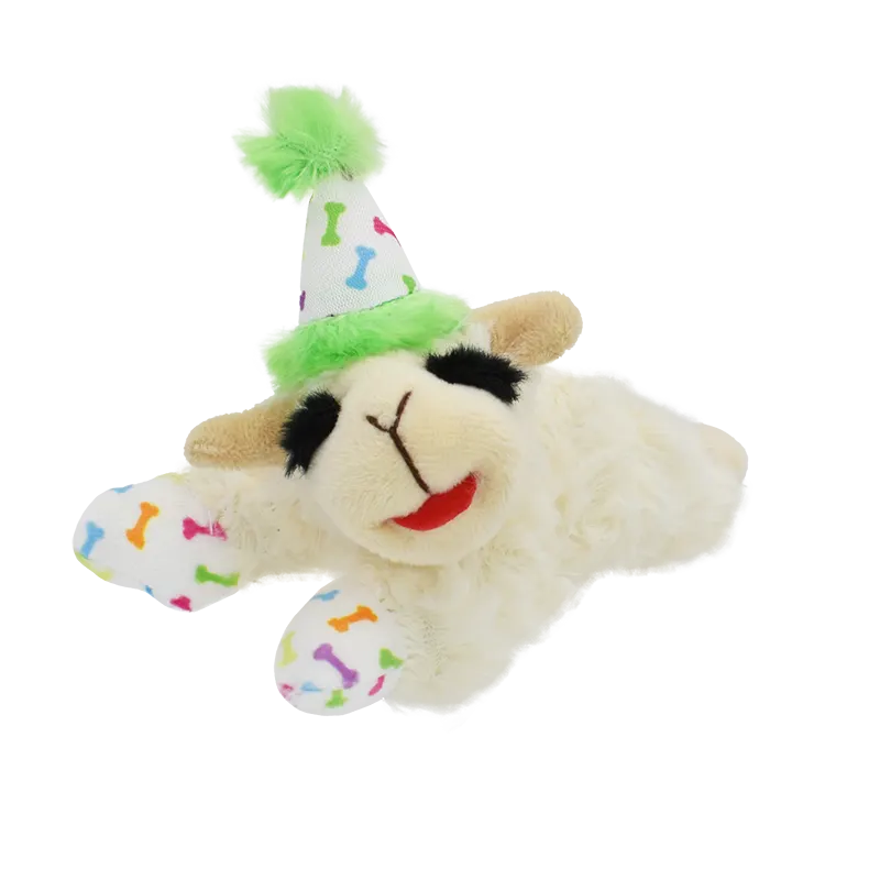 Birthday Lamb Chop Dog Toy