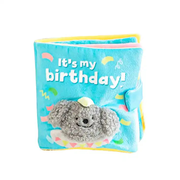 birthday book snuffle dog toy