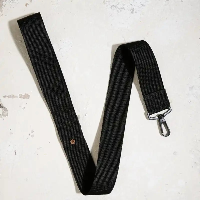 Extra Wide Black traffic dog leash