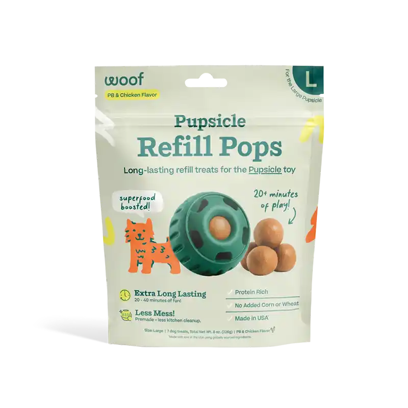chicken refill pops for woof pupsicle