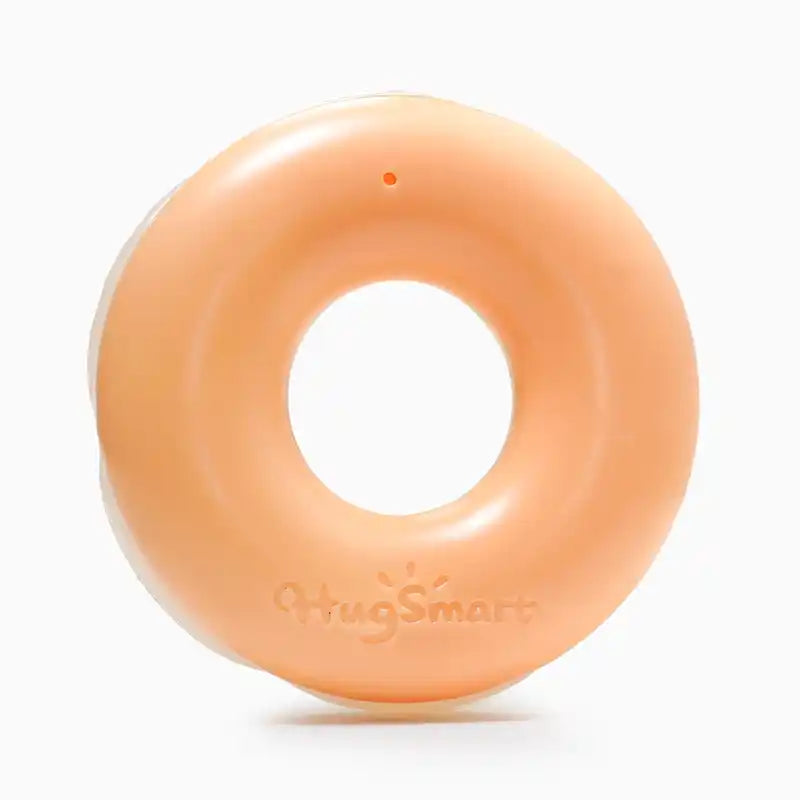 back of donut dog toy