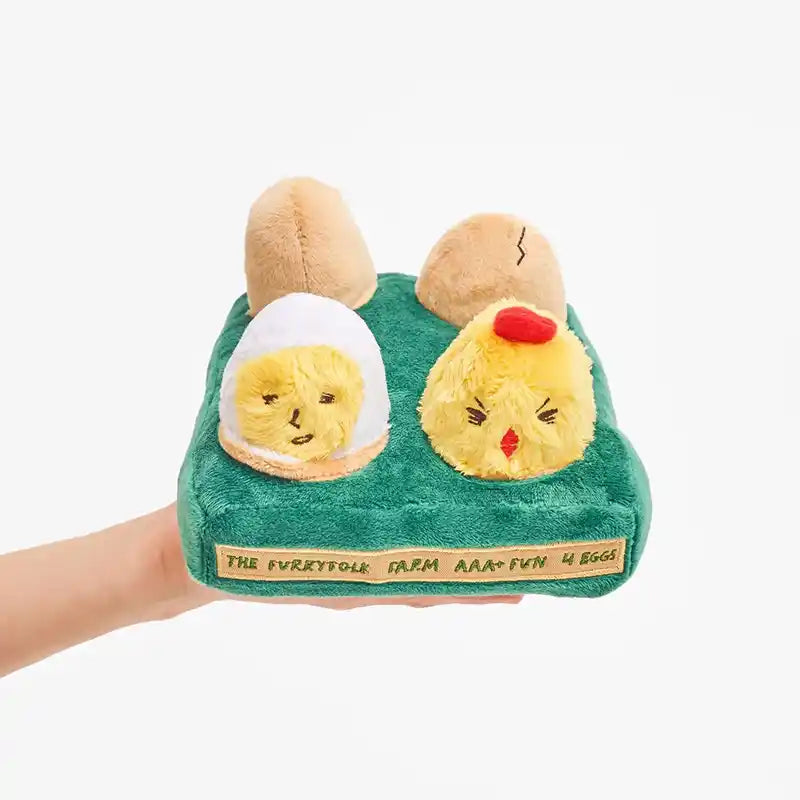 eggs nosework dog toy