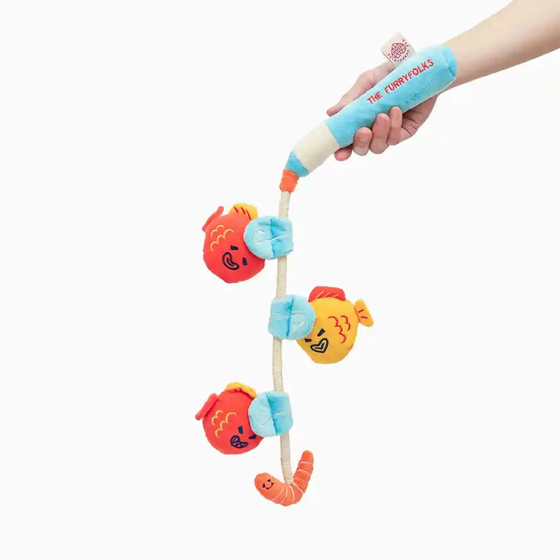 fishing dog nosework toy