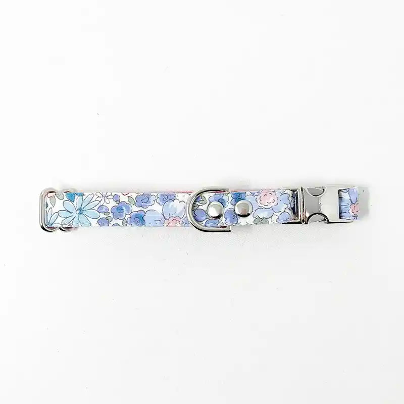 floral dog collar flat