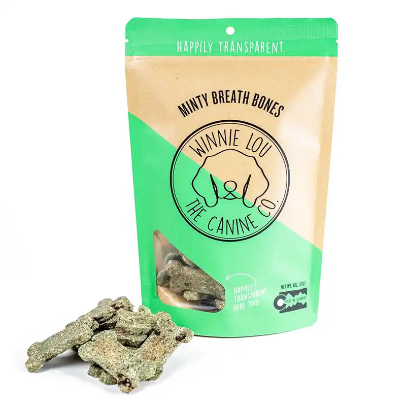 minty breath bones package