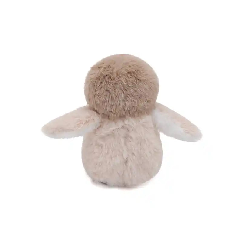 back view of plush penguin dog toy