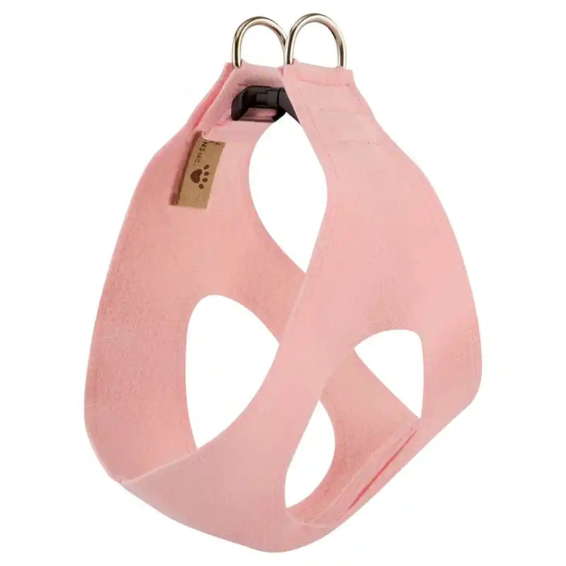 Baby Pink Susan Lanci Step-in dog harness