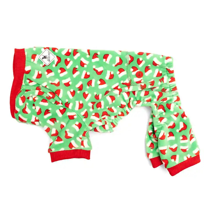 worthy dog holiday pjs side view