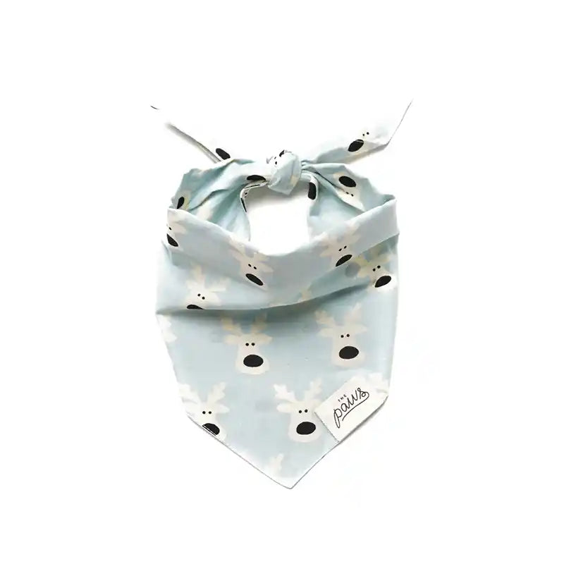 blitzen reindeer pet bandana