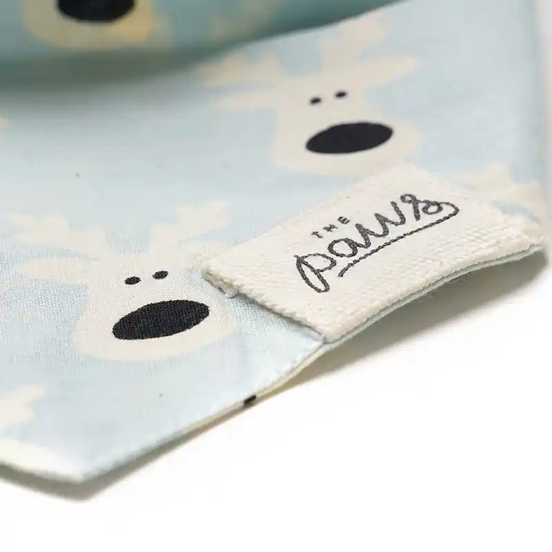 blitzen reindeer pet bandana