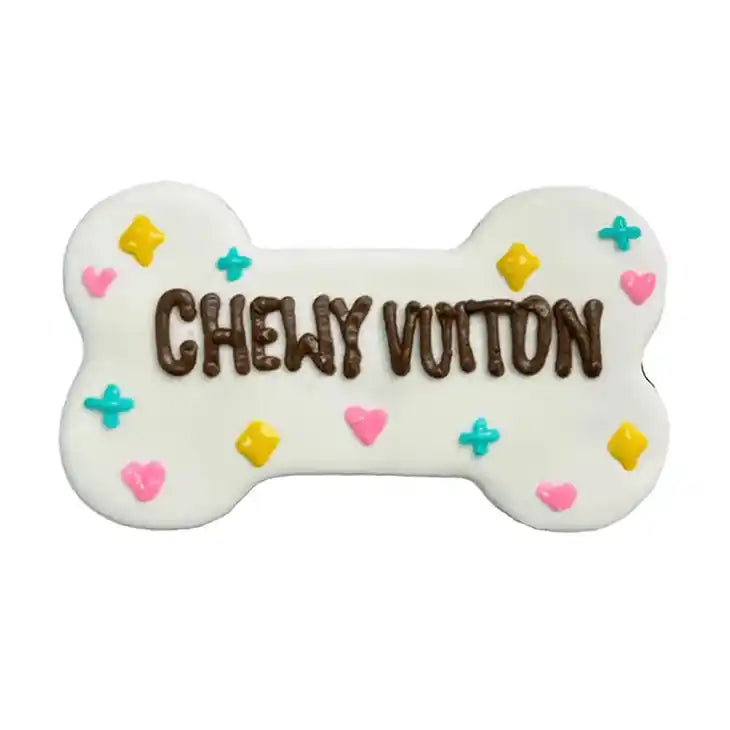 chewy vuiton bone dog treat