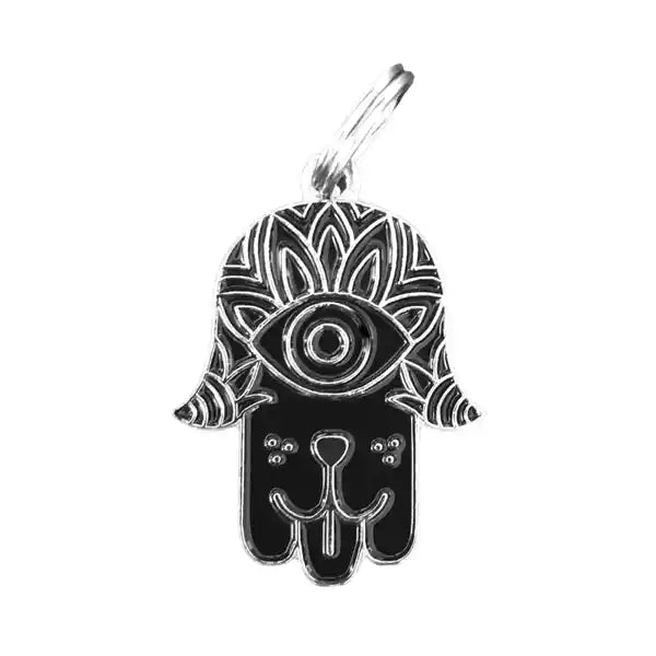 dog hamsa id tag