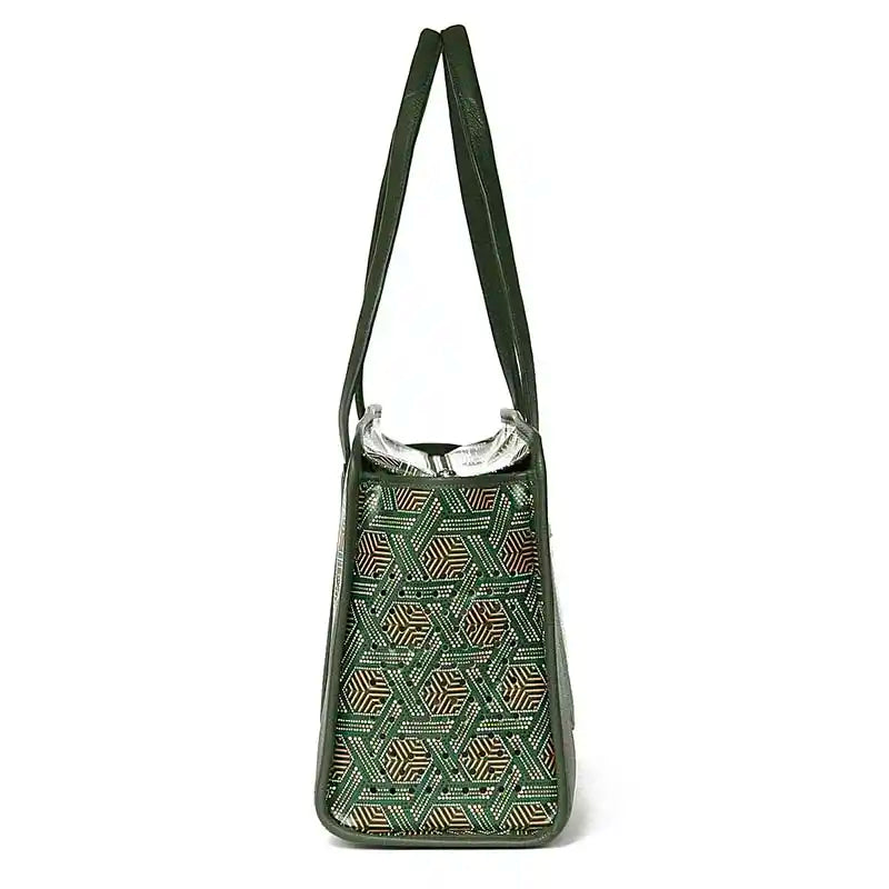 issho luxury dog carrier - green