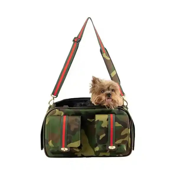 marlee camo dog carrier styled