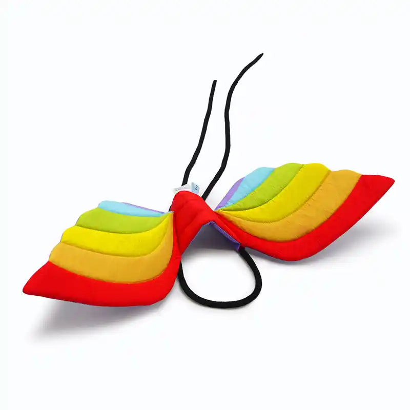 rainbow wings dog costume