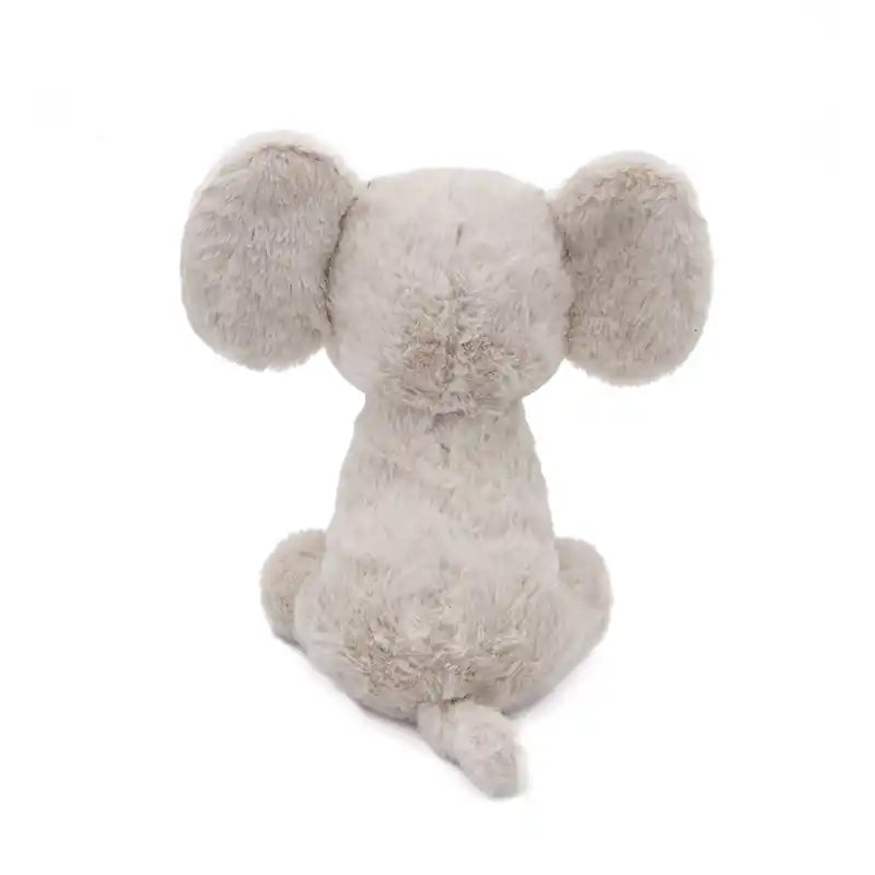 Plush animal toy back view