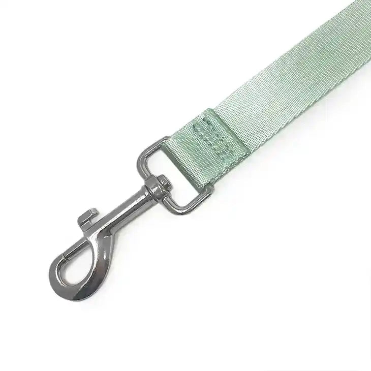 Amore Dog Leash in Mint Green Closeup of hook