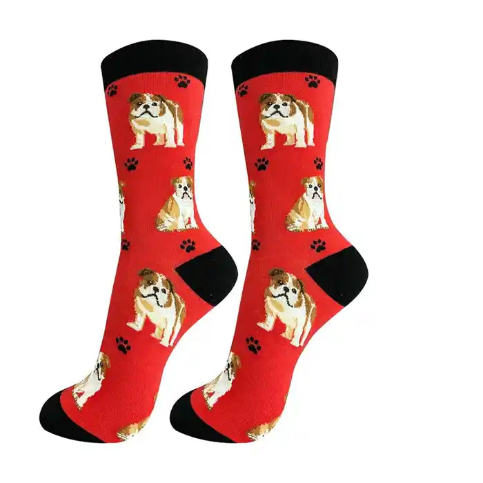Socks with Bulldogs