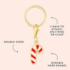 candy cane dog collar charm info