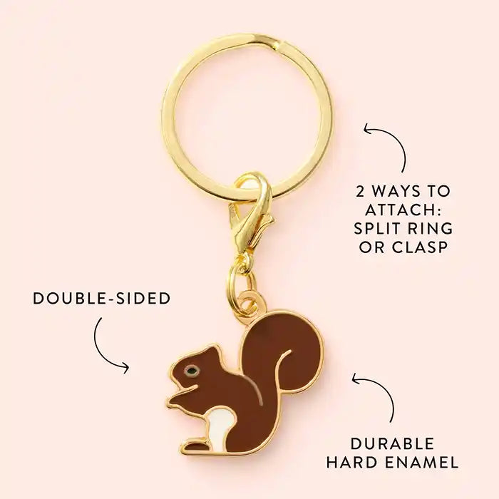 squirrel dog collar charm info