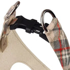 susan lanci scotty plaid step in harness in doe closeup