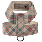 susan lanci scotty plaid tinkie dog harness in doe