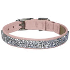 susan lanci crystal rocks dog collar rosewood
