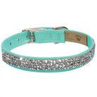 susan lanci crystal rocks dog collar tiffi blue