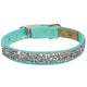 susan lanci crystal rocks dog collar tiffi blue
