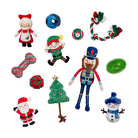 Dog toys in the advent calendar box