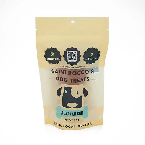 saint rocco's alaskan cod dog treats