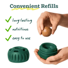 Pre-made Pops are convenient refills for the pupsicle!