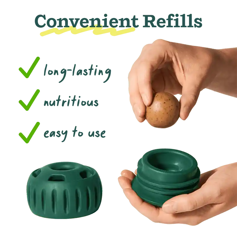 Pre-made Pops are convenient refills for the pupsicle!