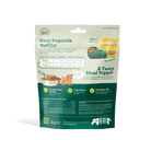 Back Package Info of Bacon & Cheese Pupsicle Treat Mix background