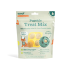 Package of Bacon & Cheese Pupsicle Treat Mix with 'woof' branding 