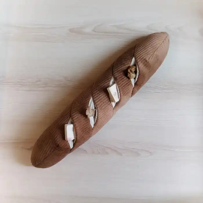 baguette dog enrichment toy
