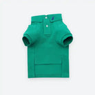 Green dog polo shirt