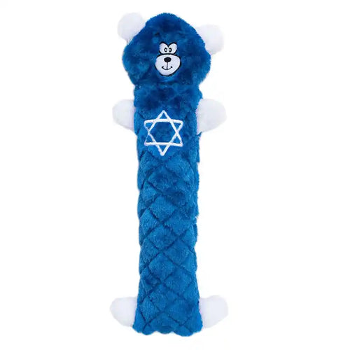 Hanukkah Blue Bear Jigglerz dog toy