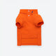 bright orange dog polo shirt