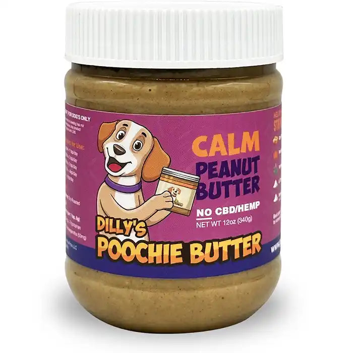 calm peanut butter jar