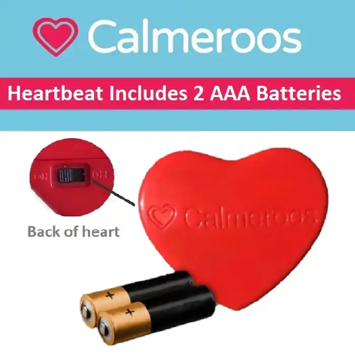 calmeroos heartbeat and batteries