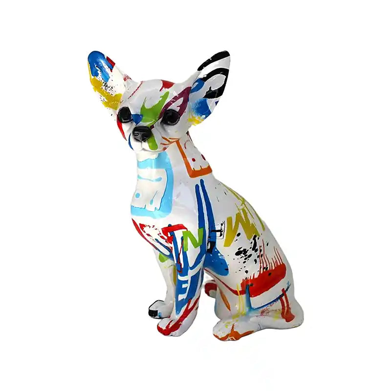 abstract chihuahua statue 
