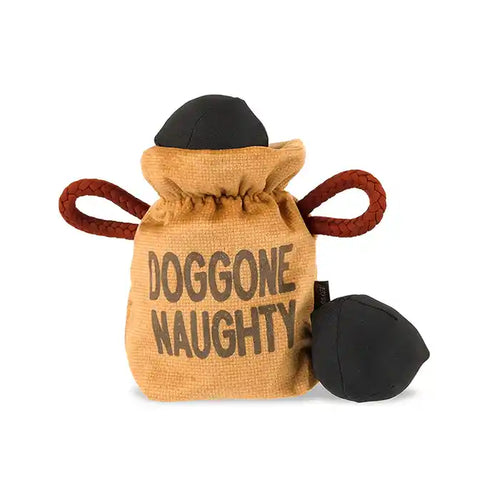 Doggone Naughty Coals Dog Toy