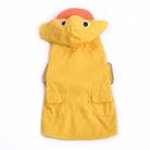 backside of duck raincoat for dogs