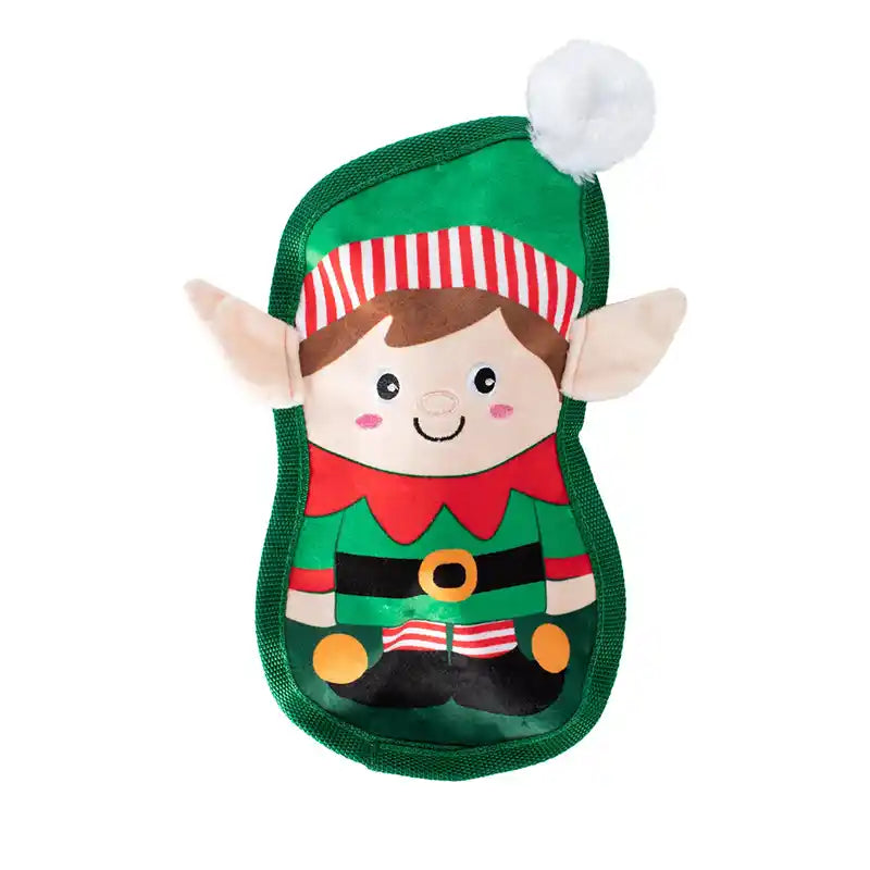 durable elf dog toy
