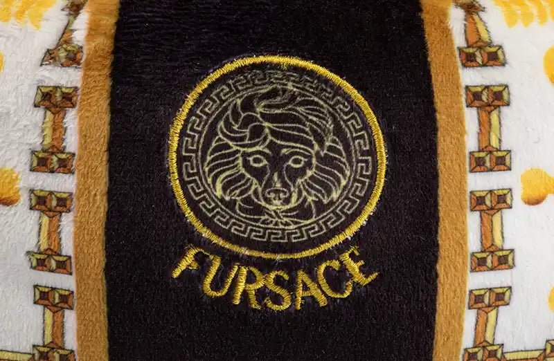 Fursace parody dog purse toy closeup