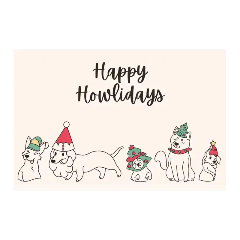 MiAmore Pets Happy Howlidays Gift Card