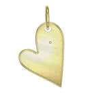 bespoke 18k Gold heart pet ID tag